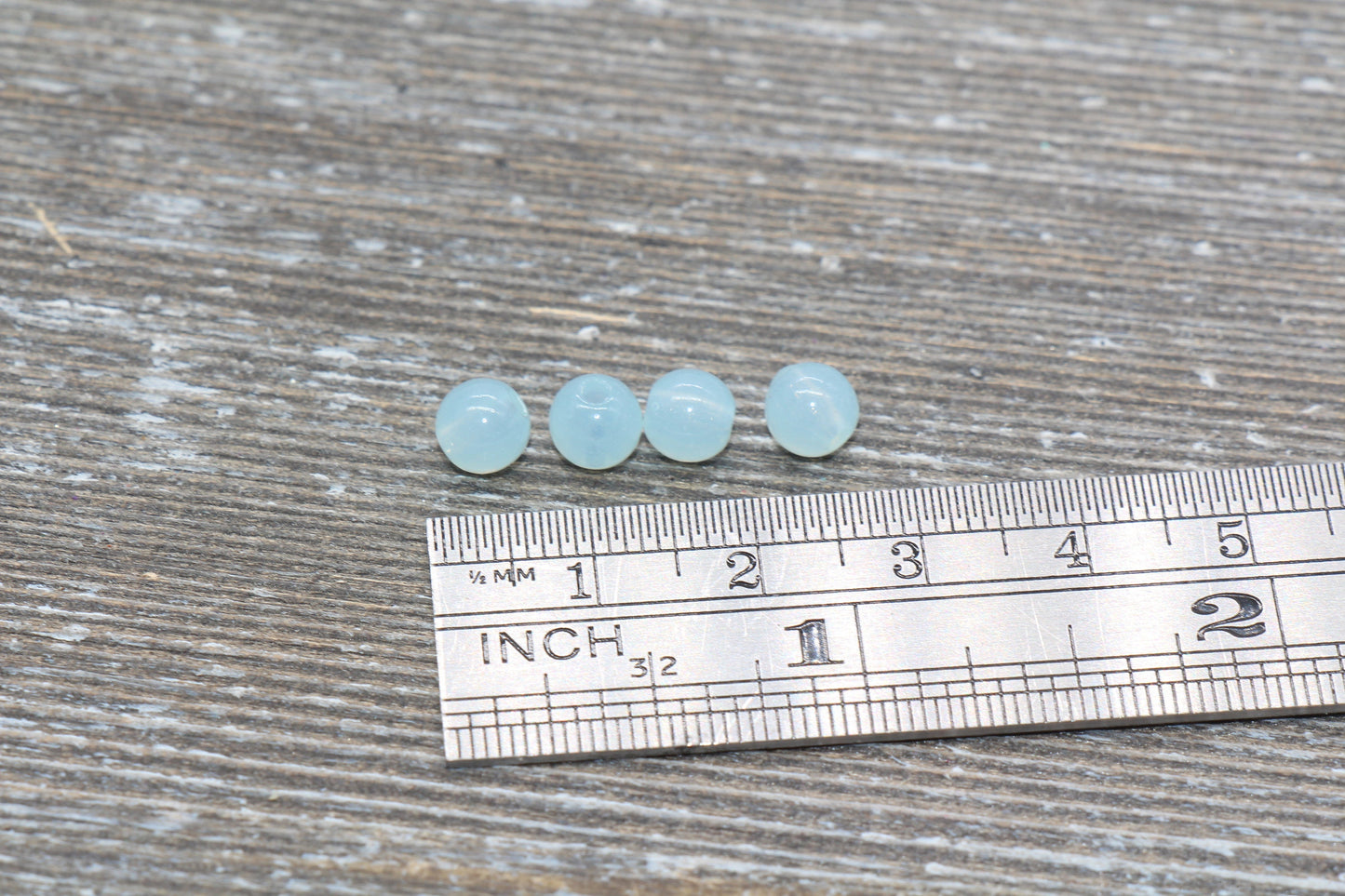 6mm Baby Blue Translucent Gumball Beads, Round Acrylic Loose Beads, Bubblegum Beads, Chunky Beads, Bracelet Beads #395