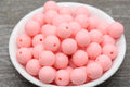 14mm Light Orange Acrylic Gumball Beads