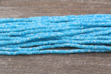 4mm blue speckled heishi beads for bracelets and DIY jewelry