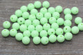 12mm Mint Green Acrylic Gumball Beads