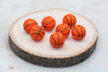 Basketball silicone focal beads for pens and keychains