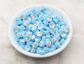 9mm easter themed polymer clay beads, easter clay charms for bracelets 3