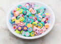 9mm-10mm assort fruit polymer clay beads, fruit clay charms for bracelets