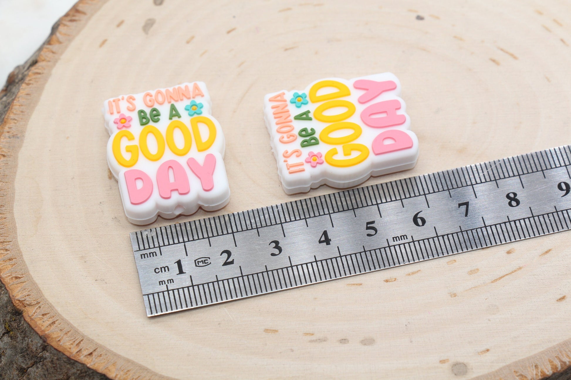 It's Gonna Be a Good Day Silicone Focal Beads, Silicone Loose Beads, Bead for Pens, Beadable Pens #424