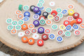 10mm billiards pool ball polymer clay beads, sports clay charms for bracelets