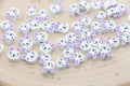 9mm bunny polymer clay beads, easter clay charms for bracelets 2