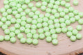 7mm Pastel Green Acrylic Letter Beads