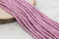 6mm brown pink mix speckled heishi beads for bracelets and DIY jewelry