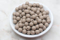 10mm Taupe Tone Acrylic Gumball Beads