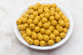 10mm Dark Mustard Acrylic Gumball Beads