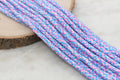 6mm multicolored speckled heishi beads for bracelets and DIY jewelry