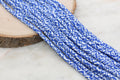 6mm blue white mix speckled heishi beads for bracelets and DIY jewelry