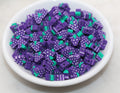 9mm grape polymer clay beads, fruit clay charms for bracelets 2