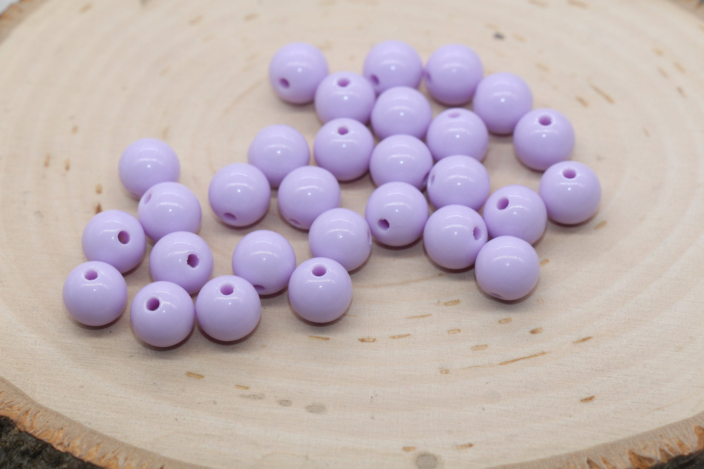 10mm Lilac Purple Gumball Beads, Round Acrylic Loose Beads, Bubblegum Beads, Chunky Beads, Gumball Beads, Smooth Plastic Round Beads #518