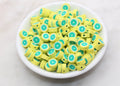 10mm citrus polymer clay beads, food clay charms for bracelets