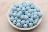 12mm Blue Gumball Beads, Round Acrylic Loose Beads, Bubblegum Beads, Chunky Beads, Gumball Beads, Smooth Plastic Round Beads #996