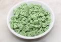 9mm ghost polymer clay beads, halloween clay charms for bracelets