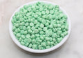 7mm Mint Acrylic Blank Beads
