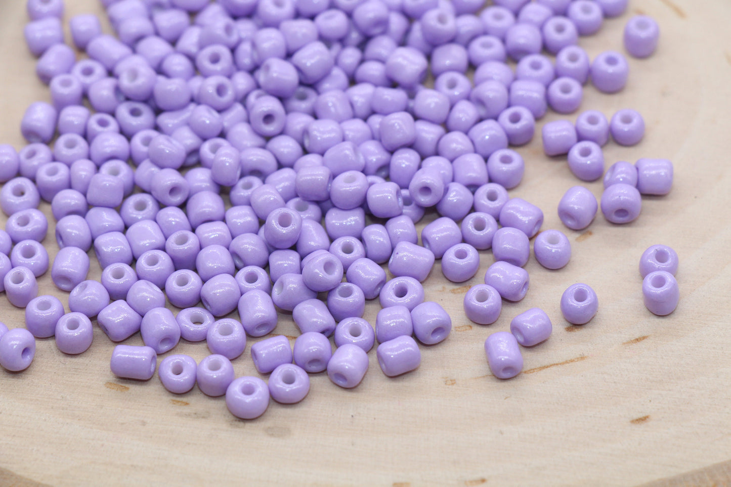 Lavender Purple Glass Seed Beads, 4mm 6/0 Glass Seed Beads, Purple Seed Beads, Rocailles Beads, Bracelet Beads, #1440