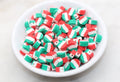 9mm-10mm italy flag polymer clay beads, flag clay charms for bracelets