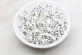 9mm-10mm skull face polymer clay beads, halloween clay charms for bracelets