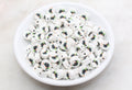 9mm witch polymer clay beads, halloween clay charms for bracelets