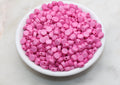 7mm Pink Acrylic Blank Beads