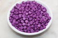 7mm Purple Acrylic Blank Beads