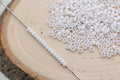 4mm 6/0 AB opaque glass seed beads for bracelets