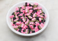 10mm butterfly polymer clay beads, animal clay charms for bracelets 2