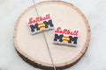 Softball Mom PVC silicone focal beads for pens and keychains