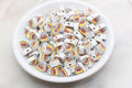 9mm-10mm halloween candy polymer clay beads, halloween clay charms for bracelets