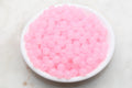 8mm Translucent Rose Pink Acrylic Gumball Beads