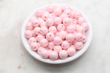 11.5mm Pink AB Gumball Beads, Iridescent Acrylic Loose Beads, Solid Bubblegum Beads, Chunky Beads, Glossy Smooth Round Plastic Beads #468