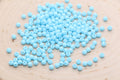 4mm Blue Acrylic Spacer Beads