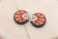 Basketball PVC silicone focal beads for pens and keychains