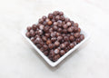 8mm Brown and White Mix Acrylic Gumball Beads