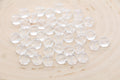 7mm Transparent Clear Acrylic Blank Beads