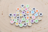 7mm clover beads, acrylic symbol beads, main photo