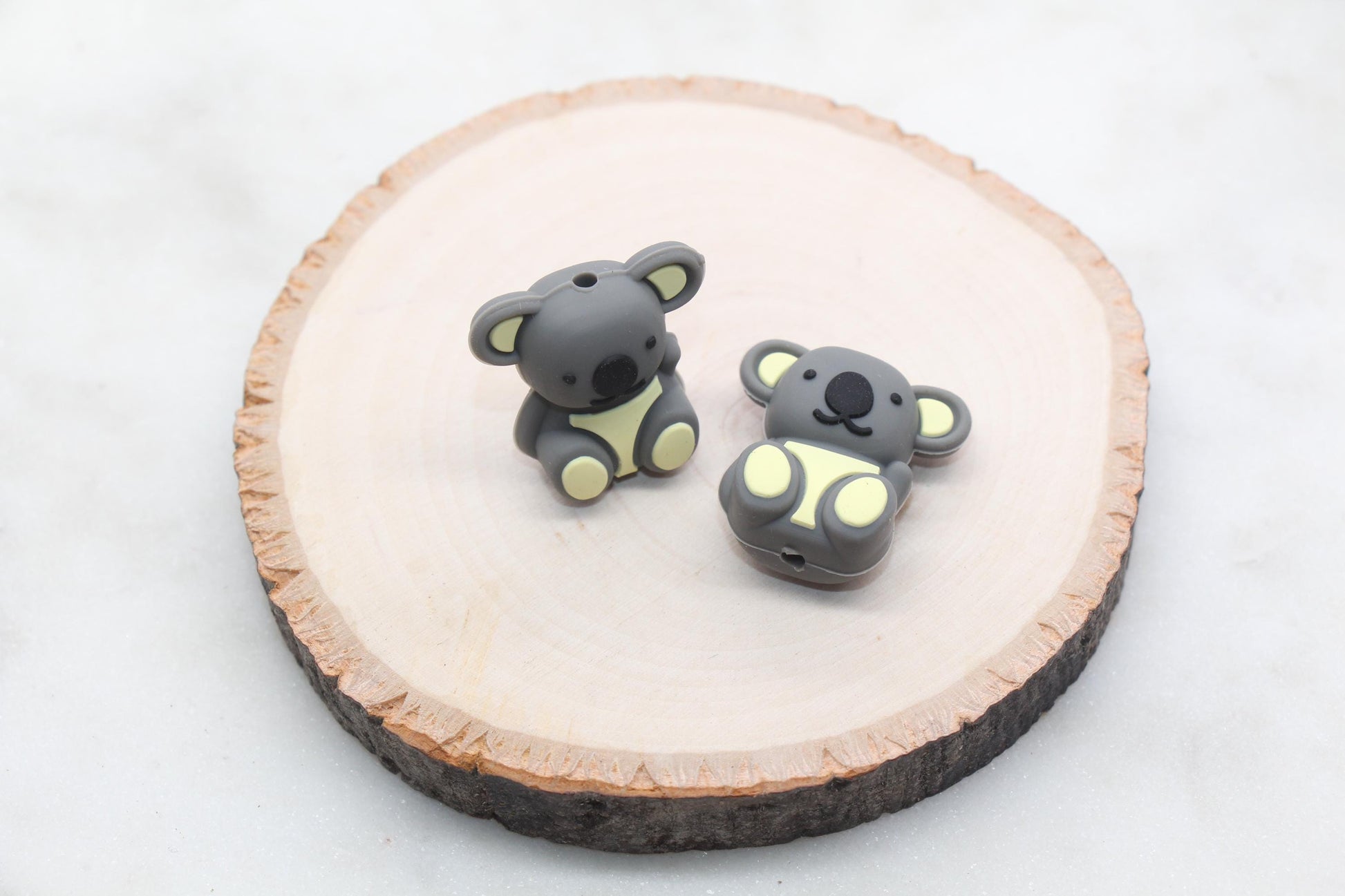 3D Koala Silicone Beads, Animal Focal Beads, Chunky Beads, Silicone Loose Beads #613