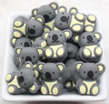 3D koala silicone focal beads, animal beads for pens and keychains