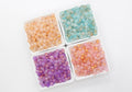 7.7mm Matte Gold Spray-Painted Acrylic Beads