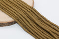 6mm bronze olive heishi beads for bracelets and DIY jewelry