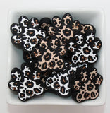 Leopard Paw Focal Beads, Dog Paw Beads, Puppy Focal Beads, Silicone Beads, Beads for Pens #641