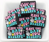 Have The Day You Deserve Focal Beads, Skeleton Focal Beads, Funny Focal Beads, Silicone Loose Beads, Beadable Pen Beads #643