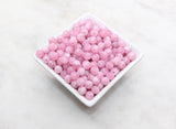 8mm Pink and White Mix Beads, Acrylic Round Loose Beads, Bubblegum Beads, Chunky Beads, Beads for Bracelet #3314