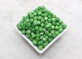 8mm Green and White Mix Acrylic Gumball Beads