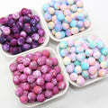 12mm galaxy silicone beads for stardust pen designs