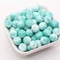 12mm green round silicone beads for keychains, style S60