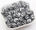 12mm zebra print silicone beads for pens